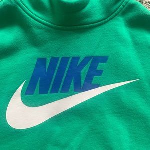 Boys large green Nike hoodie